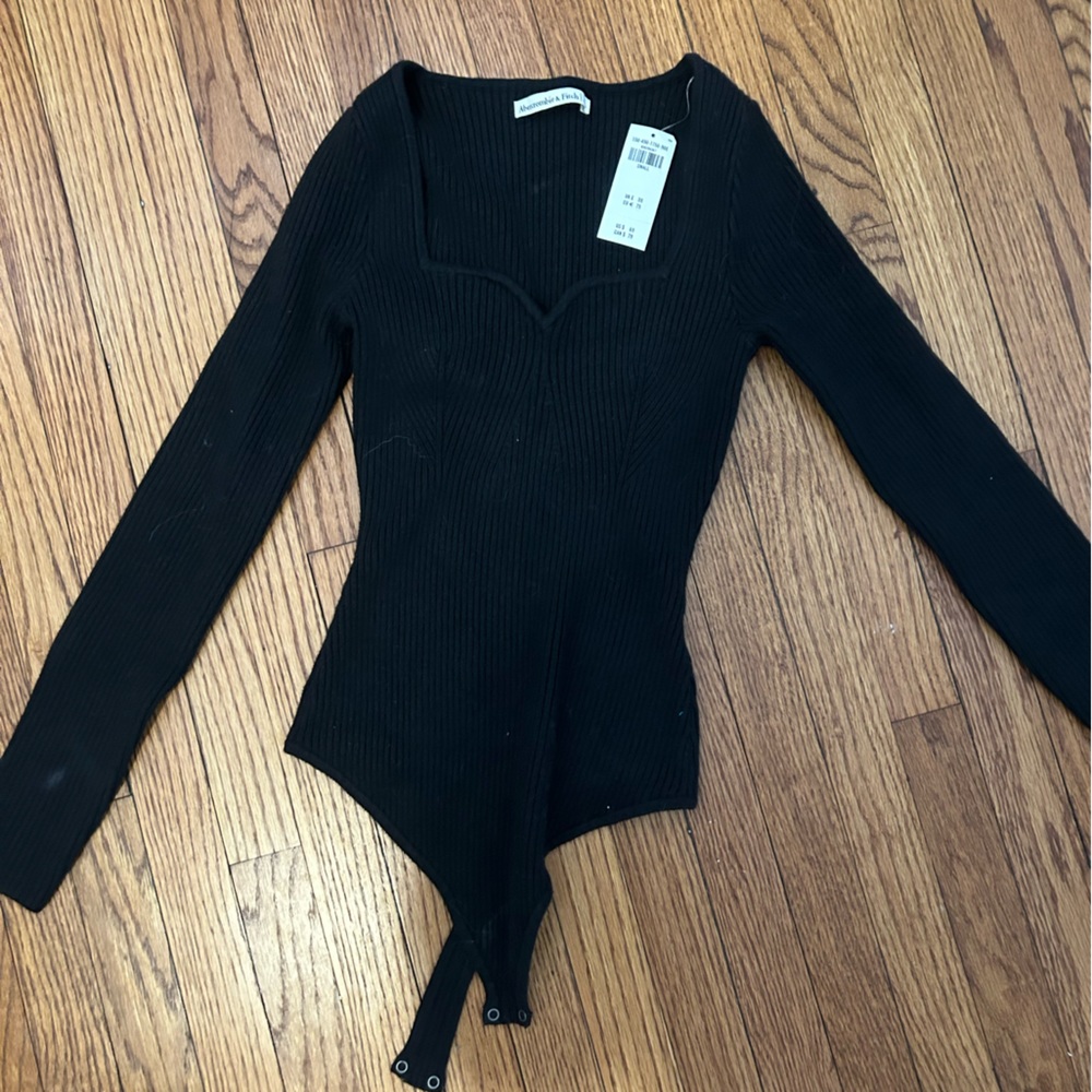 Black A&F Bodysuit, size small